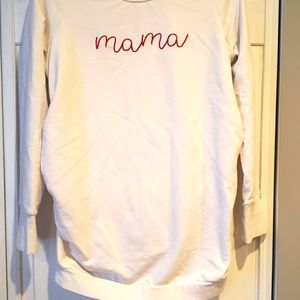 Mama maternity sweatshirt